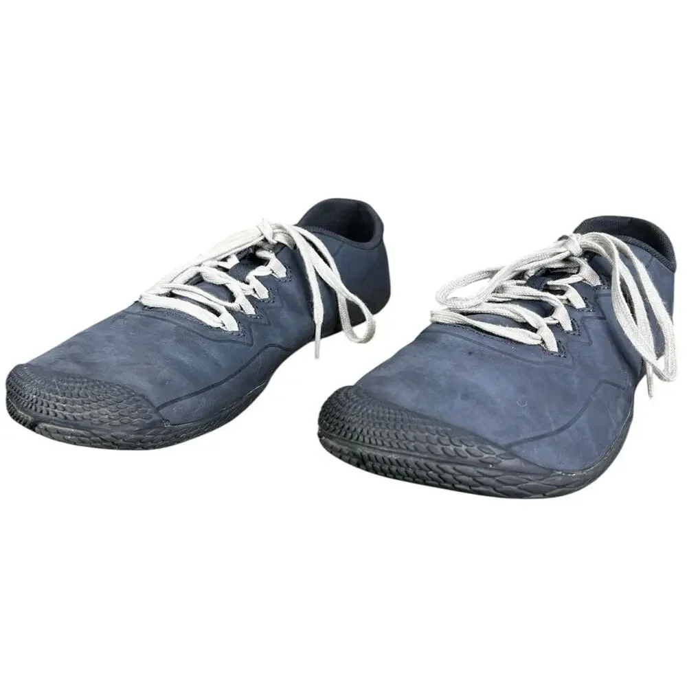 Merrell Men’s Vapor Glove 3 Luna Blue Suede Trail Running Sneakers Size US 9.5